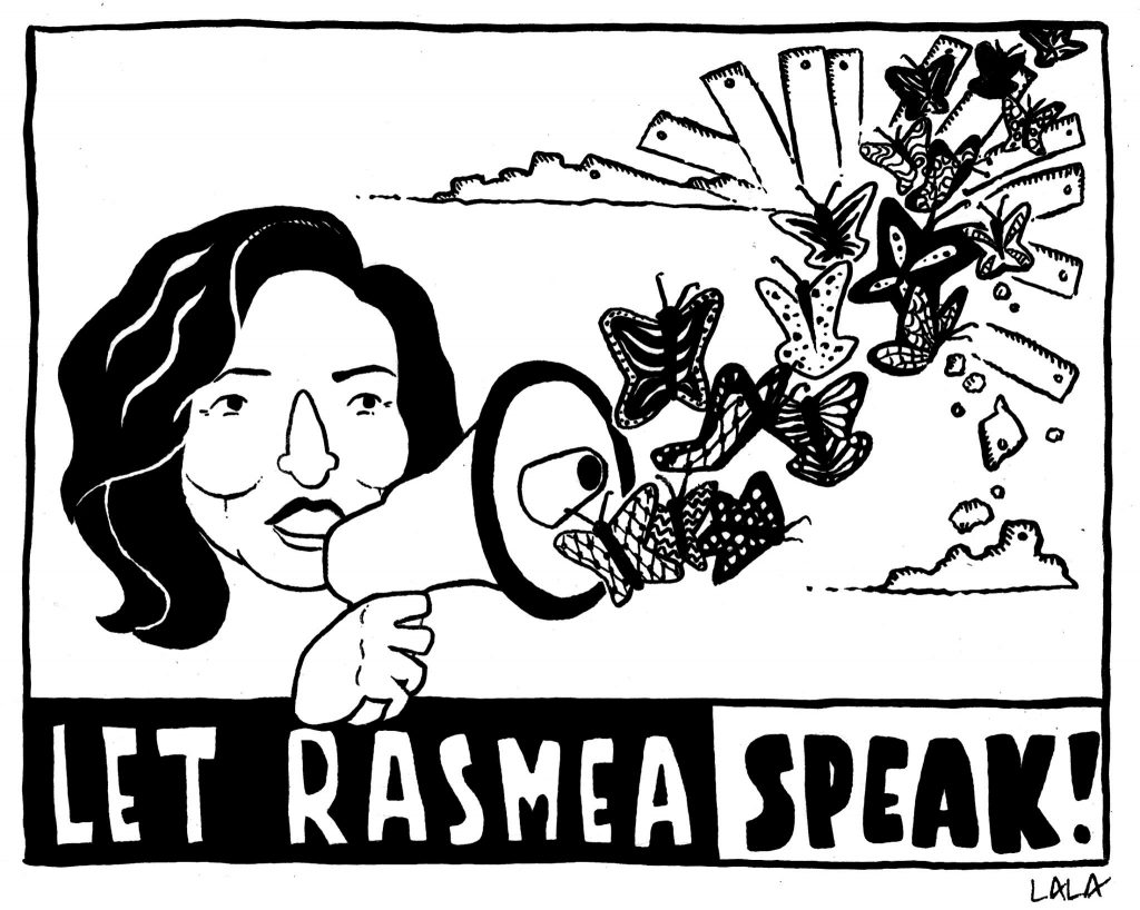 RasmeaSpricht - Palestinian Women Will Not Be Silenced