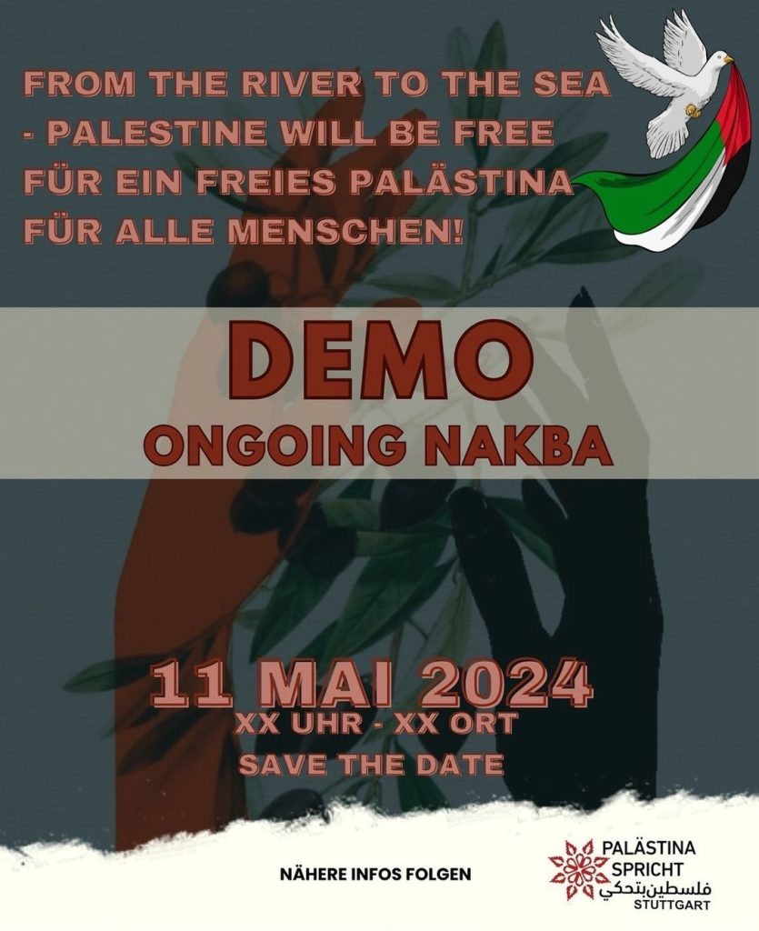 DEMO ONGOING NAKBA - Nähere Infos folgen
