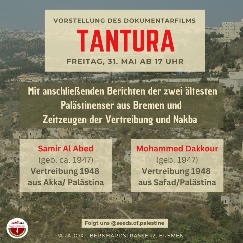 Vorstellung des Dokumentarfilms TANTURA