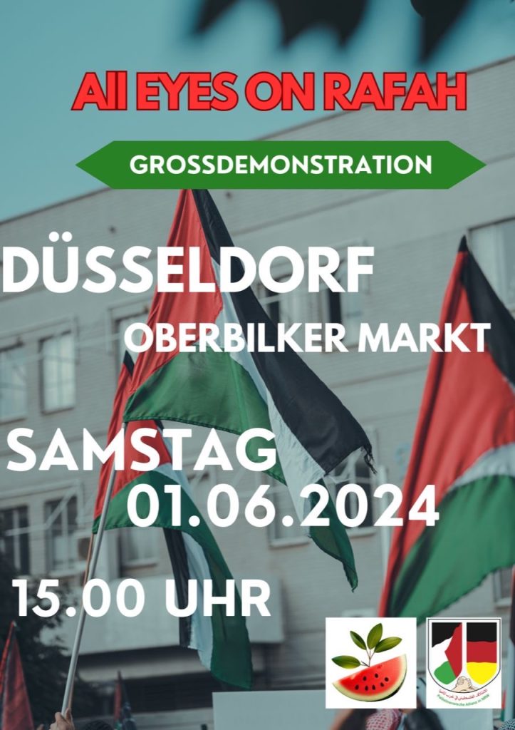 GROSSDEMONSTRATION: ALL EYES ON RAFAH!