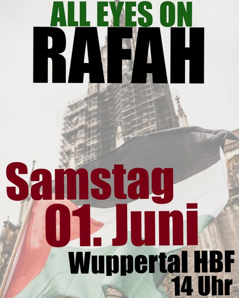 GROSSDEMO - All eyes on Rafah! - Laufdemo durch die Innenstadt