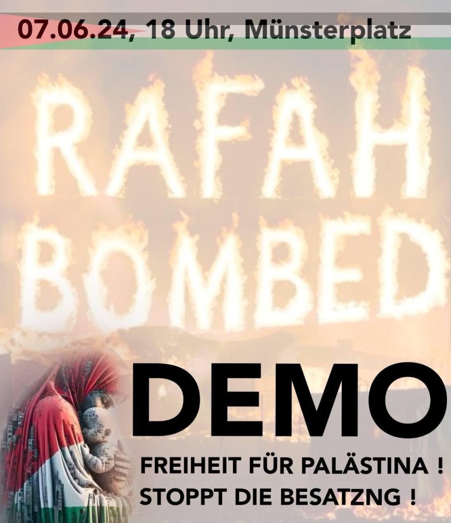DEMO: FREIHEIT FÜR PALÄSTINA! STOPPT DIE BESATZUNG!