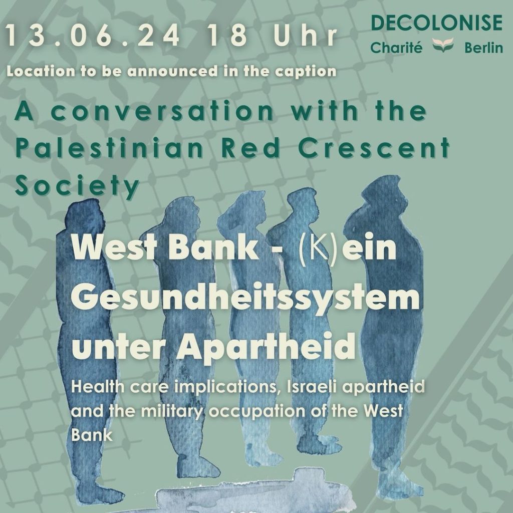 West Bank - (K)ein Gesundheitssystem unter Apartheid