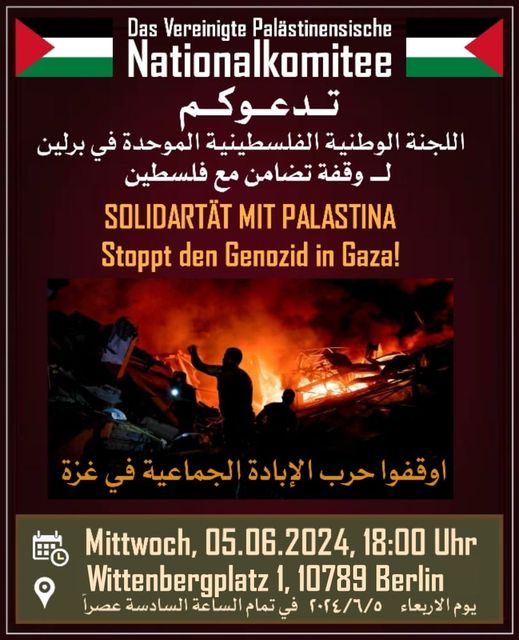 Solidarität mit Palästina - Stoppt den Genozid in Gaza!