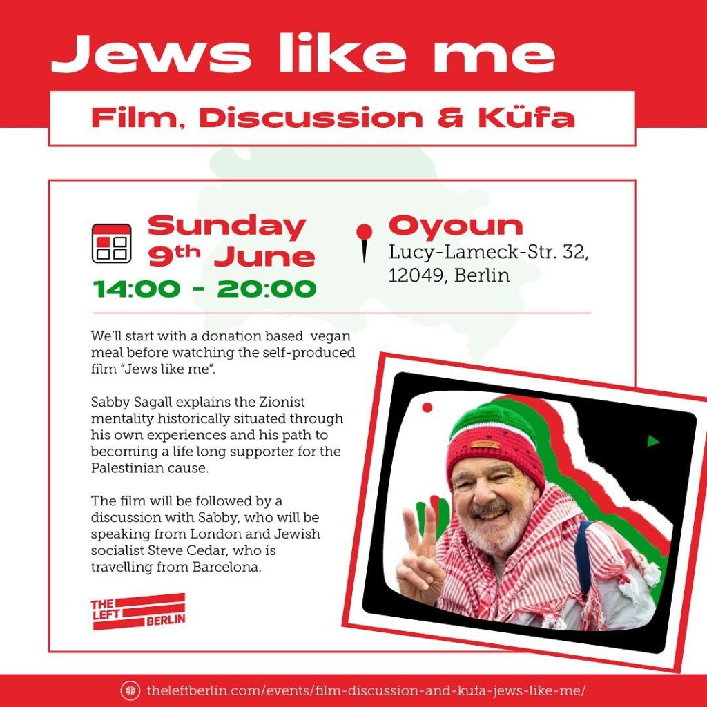 Film, Discussion  Küfa - Jews like me - The Left Berlin