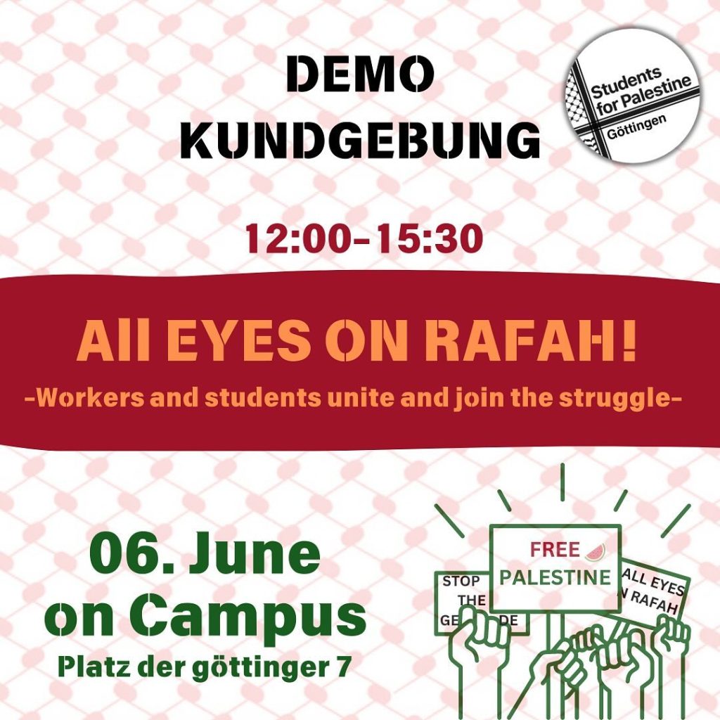 Demonstration - Students for Palestine - Göttingen