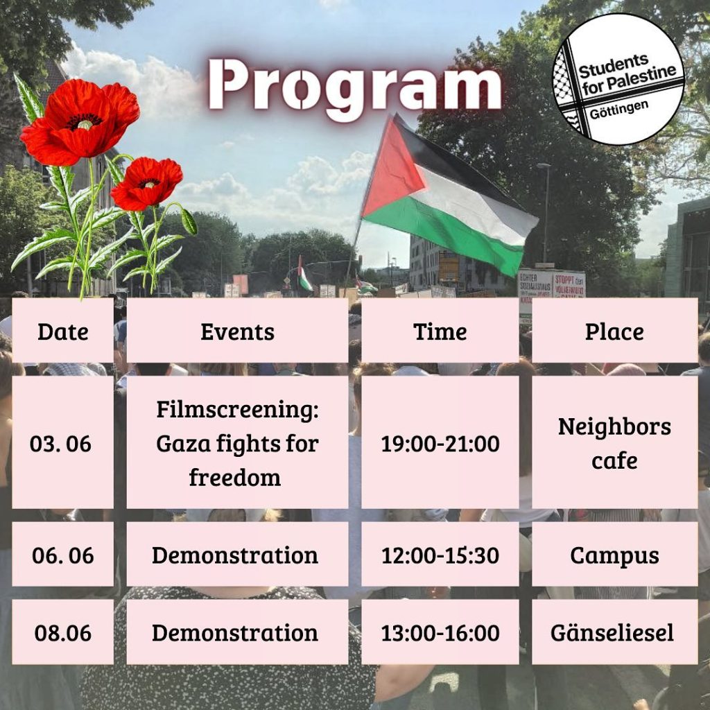 Demonstration - Students for Palestine - Göttingen