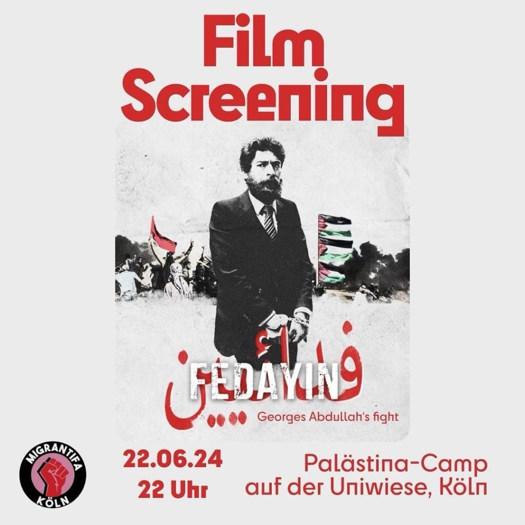 Film Screening - Fedayin - Georges Abdullah\'s Fight