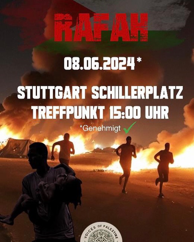 Rafah - Stuttgart Schillerplatz - Voices of Palestine
