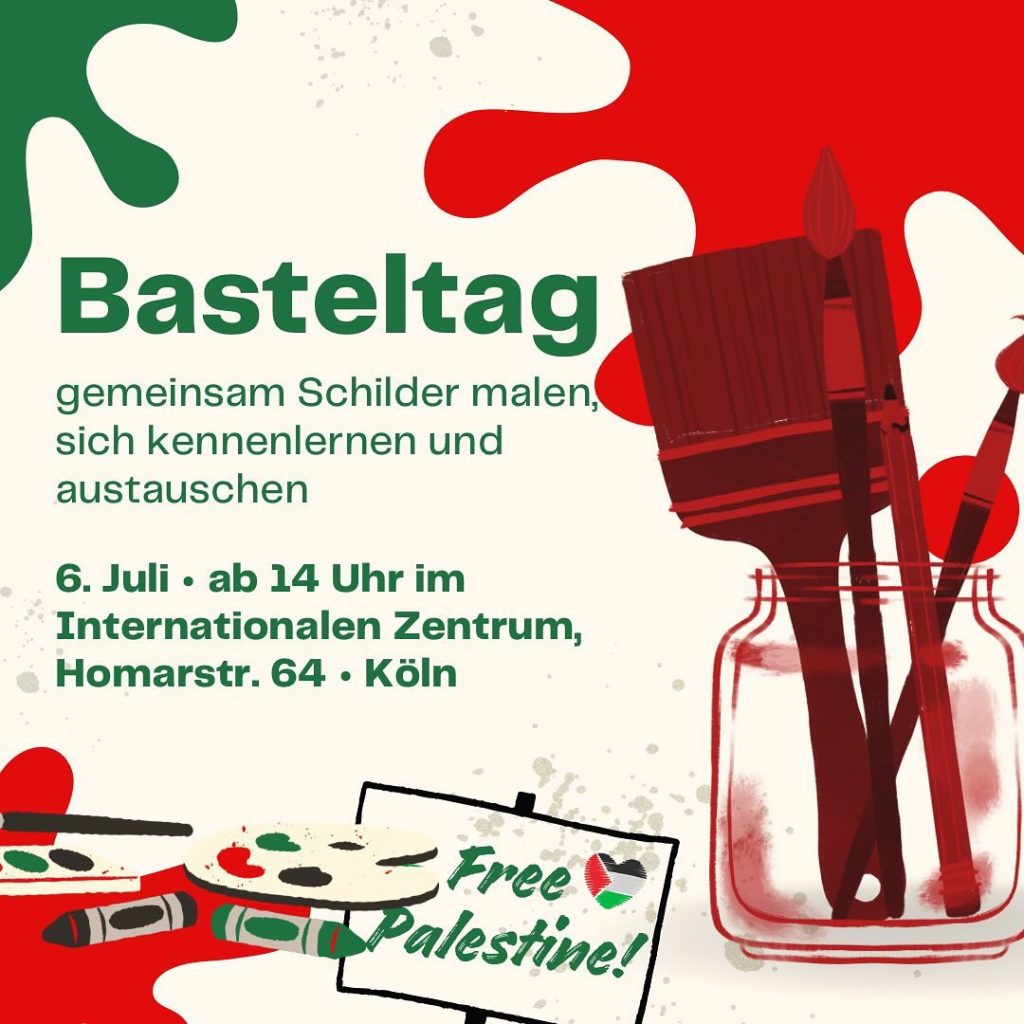 Basteltag - Craft Day: Gemeinsam Schilder malen, sich kennenlernen und austauschen