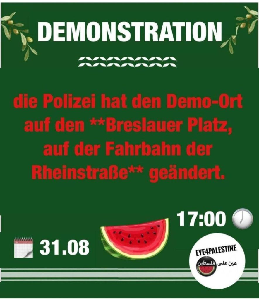!!ÄNDERUNG Demo-Ort!! Stoppt die Bodenoffensive in der Westbank - Stoppt den GENOZID in GAZA