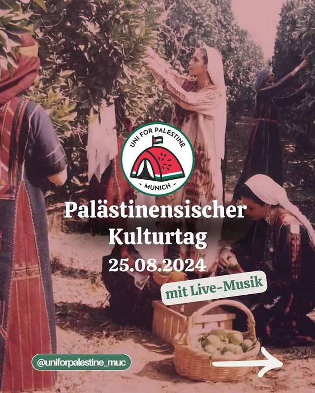 Palästinensischer Kulturtag mit Live-Musik - München