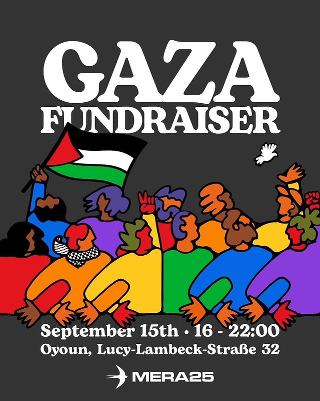 MERA25: Join us at our fundraiser for Gaza!