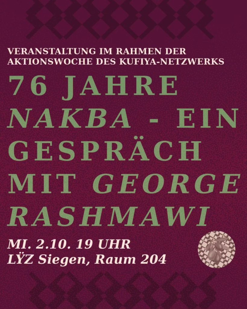76 Jahre Nakba - Ein Gespräch mit George Rashmawi