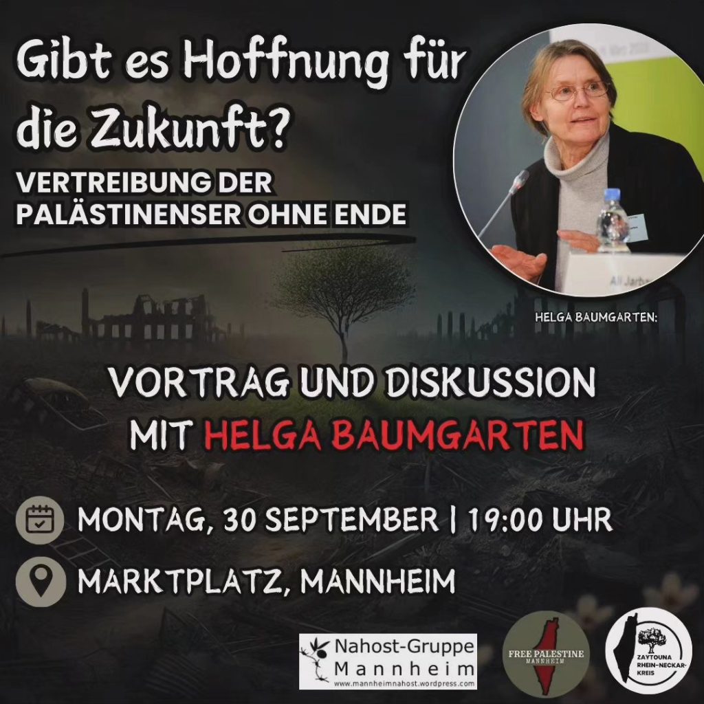 Vertreibung der Palästinenser ohne Ende - Gibt es Hoffnung für die Zukunft?