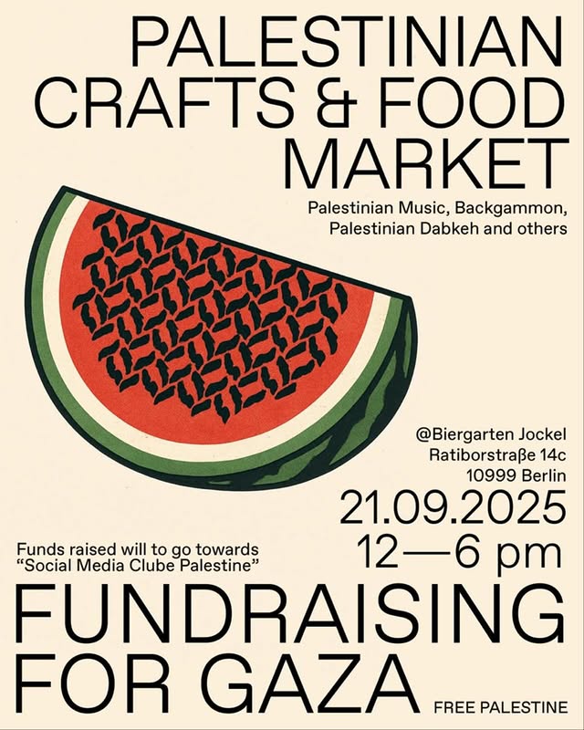 Fundraising for Gaza - Palestinian Crafts & Food Market