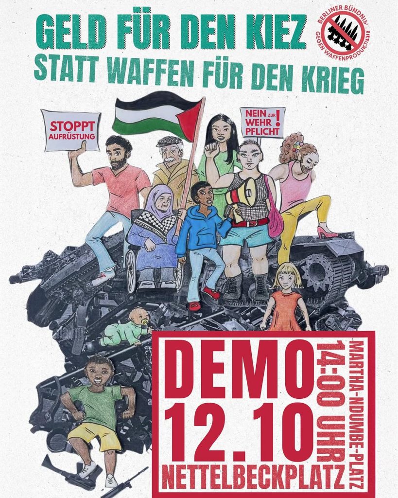 Demo - Geld für den Kiez, statt Waffen für den Krieg