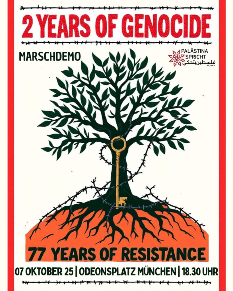 Marschdemo - 2 Years of Genocide - 77 Years of Resistance
