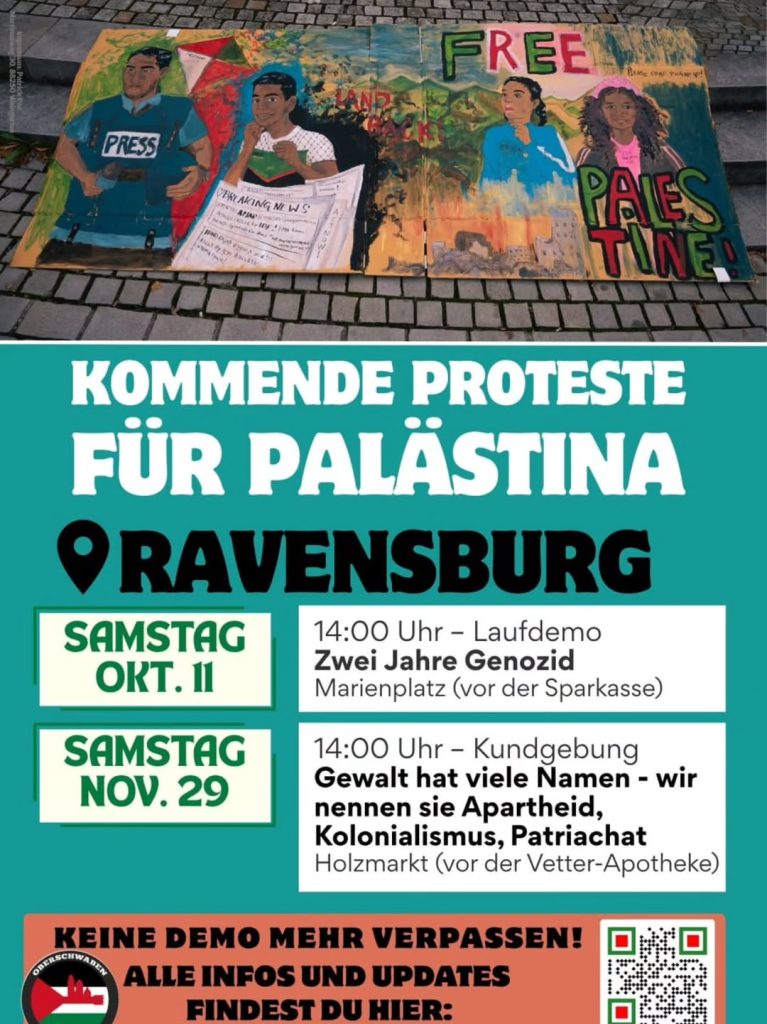 Laufdemo - Zwei Jahre Genozid - Marienplatz
