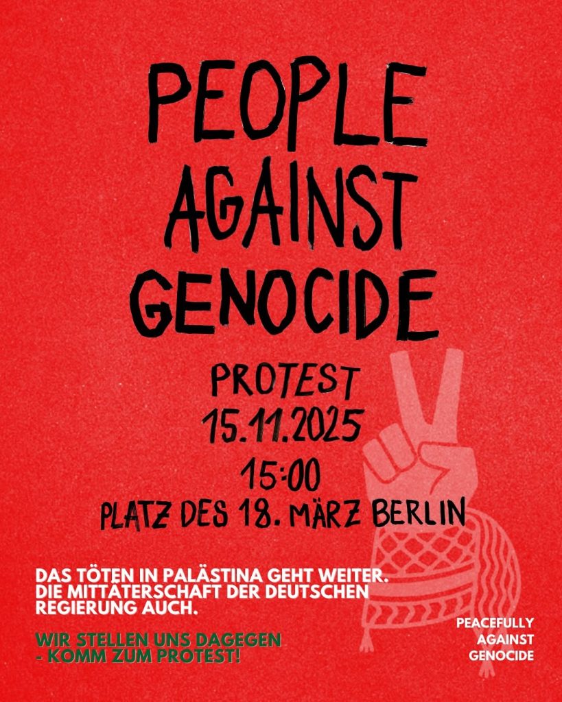 PEOPLE AGAINST GENOCIDE - PEACEFULLY AGINST GENOCIDE