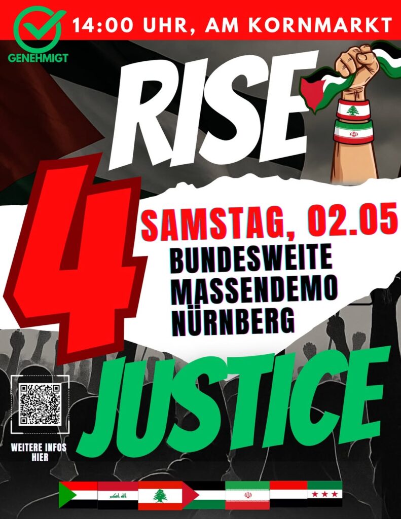 BUNDESWEITE MASSENDEMO - RISE4JUSTICE