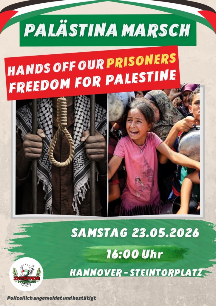 HANDS OO PRISONERS - FREEDOM FOR PALESTINE