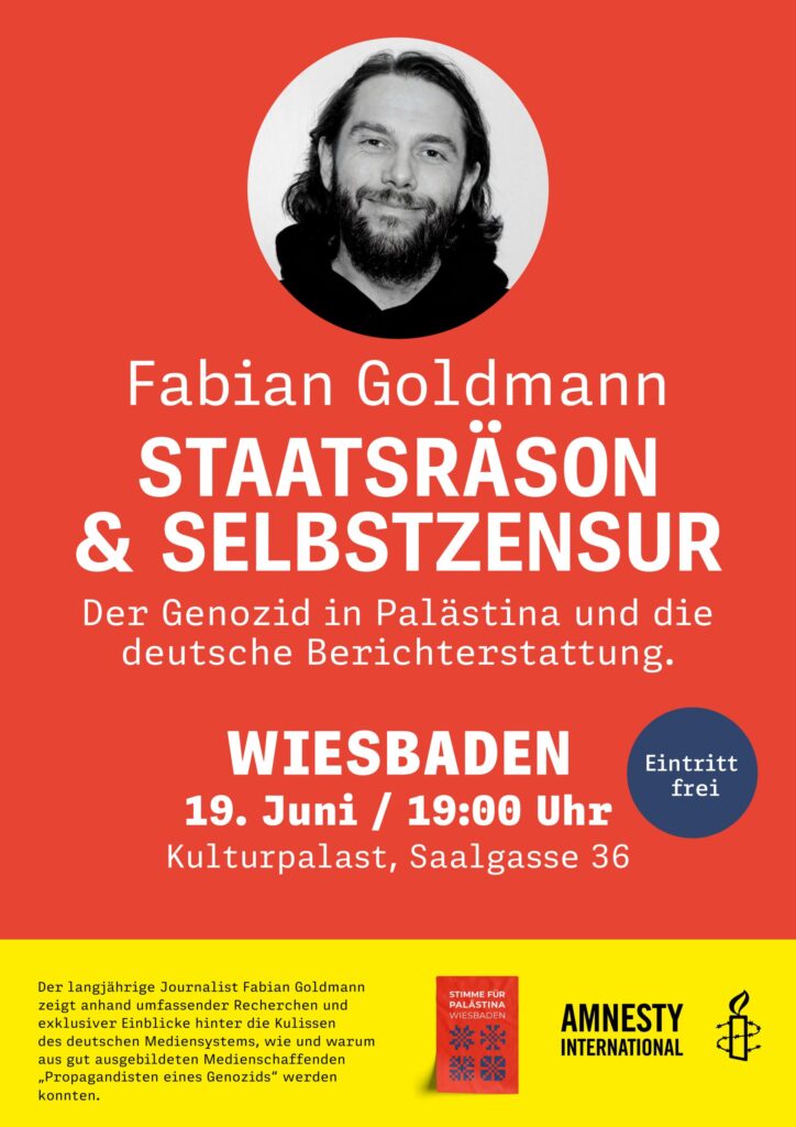 „Staatsräson & Selbstzensur“ Der Genozid in Gaza und die deutsche Berichterstattung