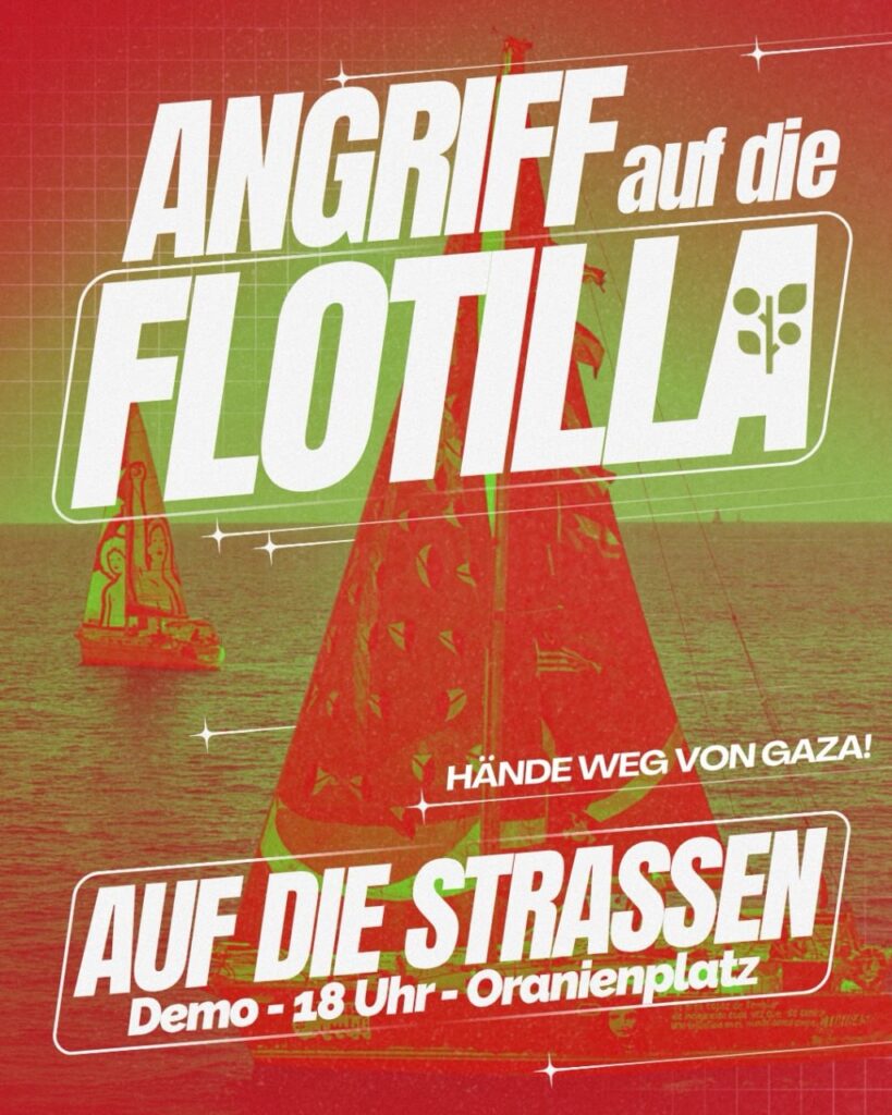 ANGRIFF AUF DIE FLOTILLA - HÄNDE WEG VON GAZA!