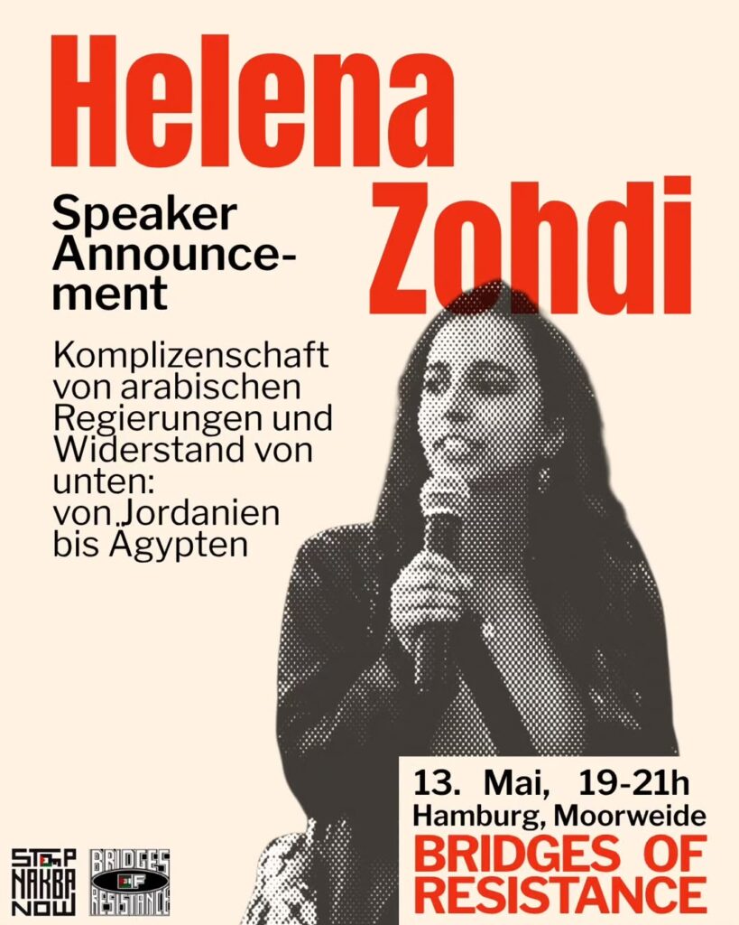 Bridges of Resistance - Helena Zohdi - Komplizenschaft von arabischen Regierungen und Widerstand von unten: von Jordanien bis Ägypten