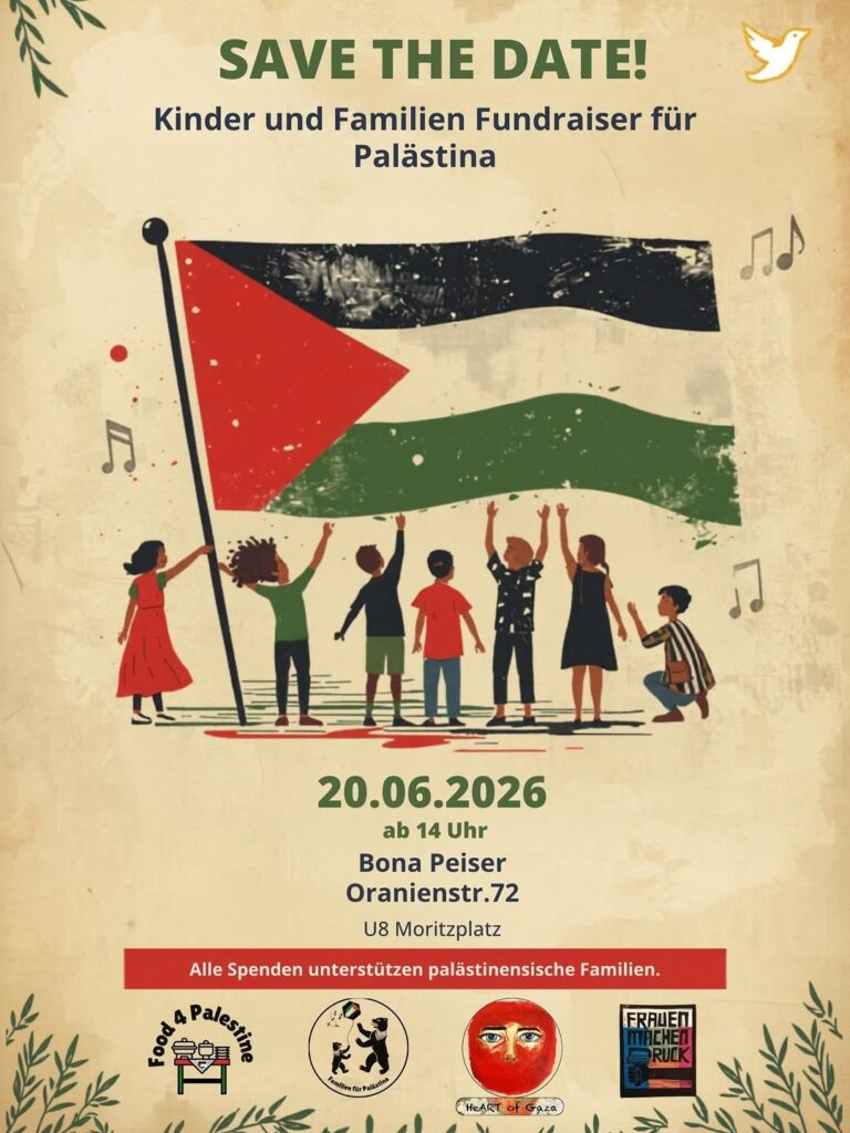 Kinder und Familien Fundraiser für Palästina