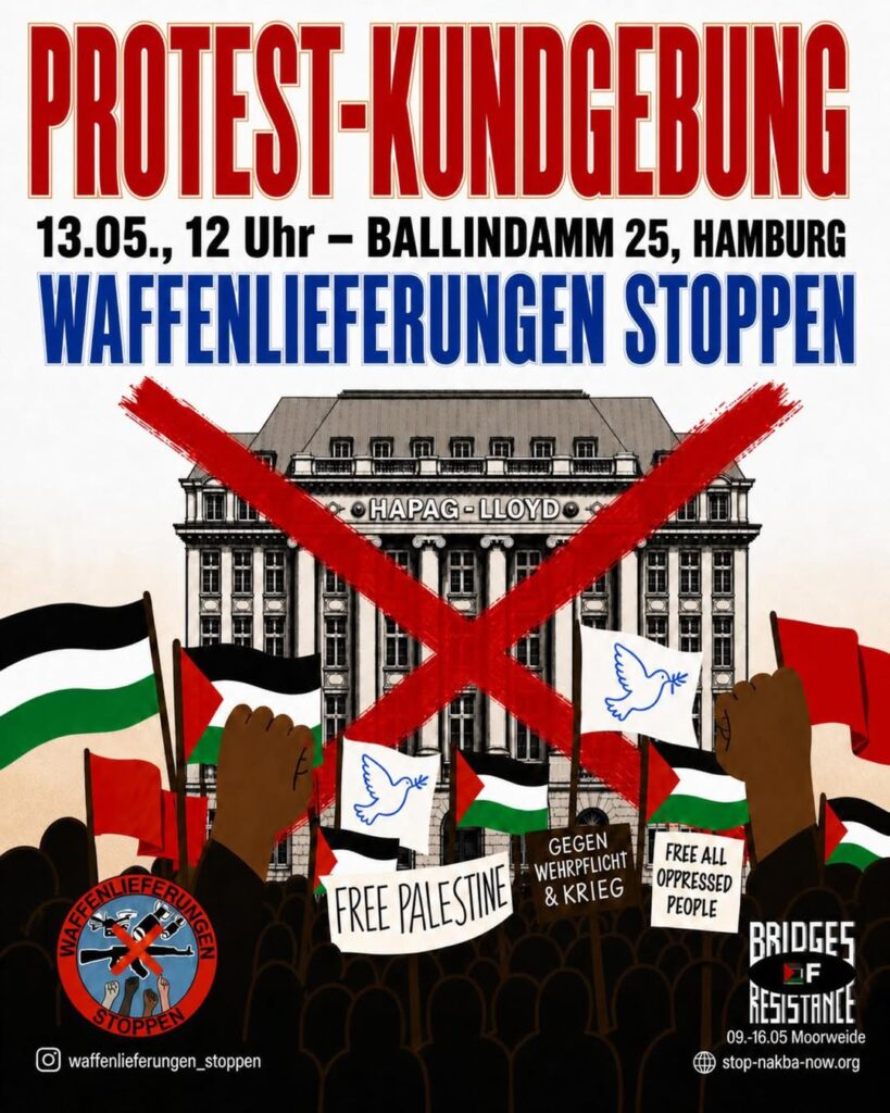 Protest-Kundgebung - Waffenlieferungen stoppen