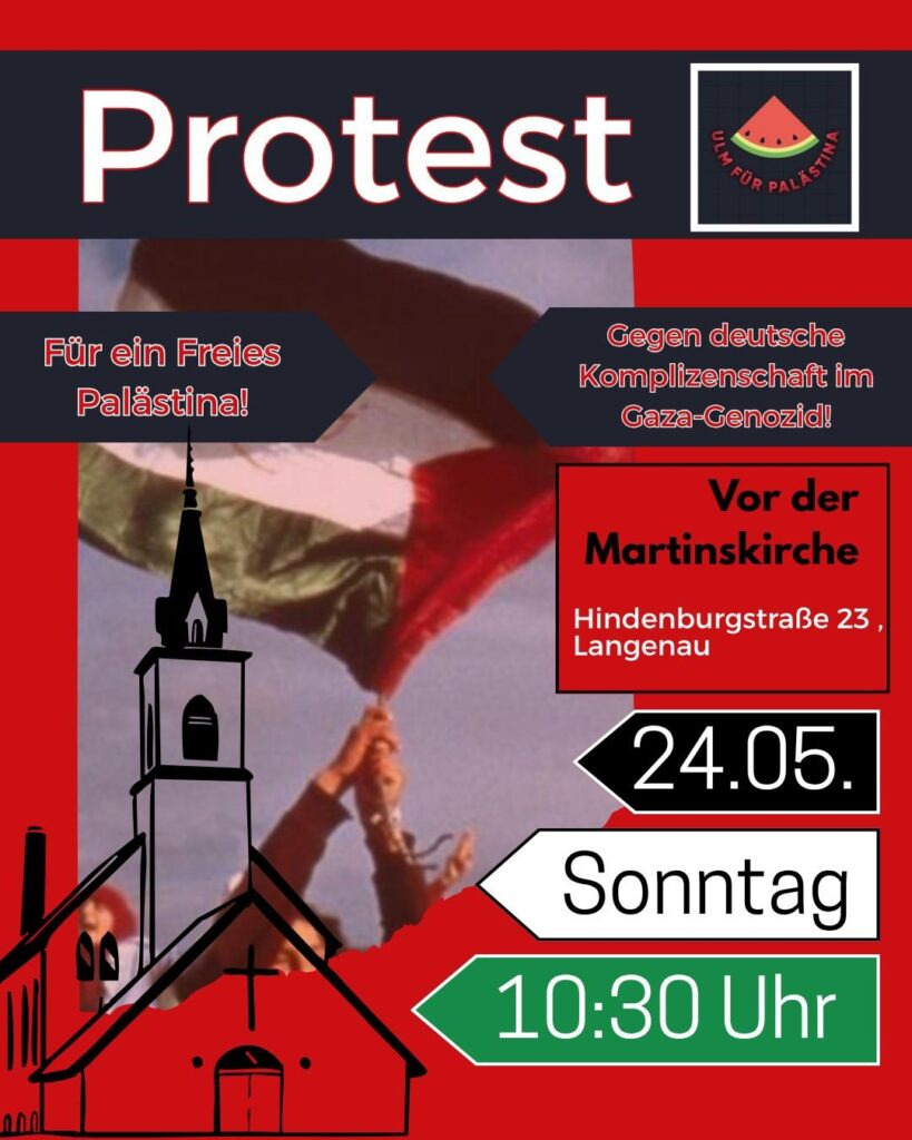 Protest: Für ein Freies Palästina - Gegen deutsche Komplizenschaft im Gaza-Genozid