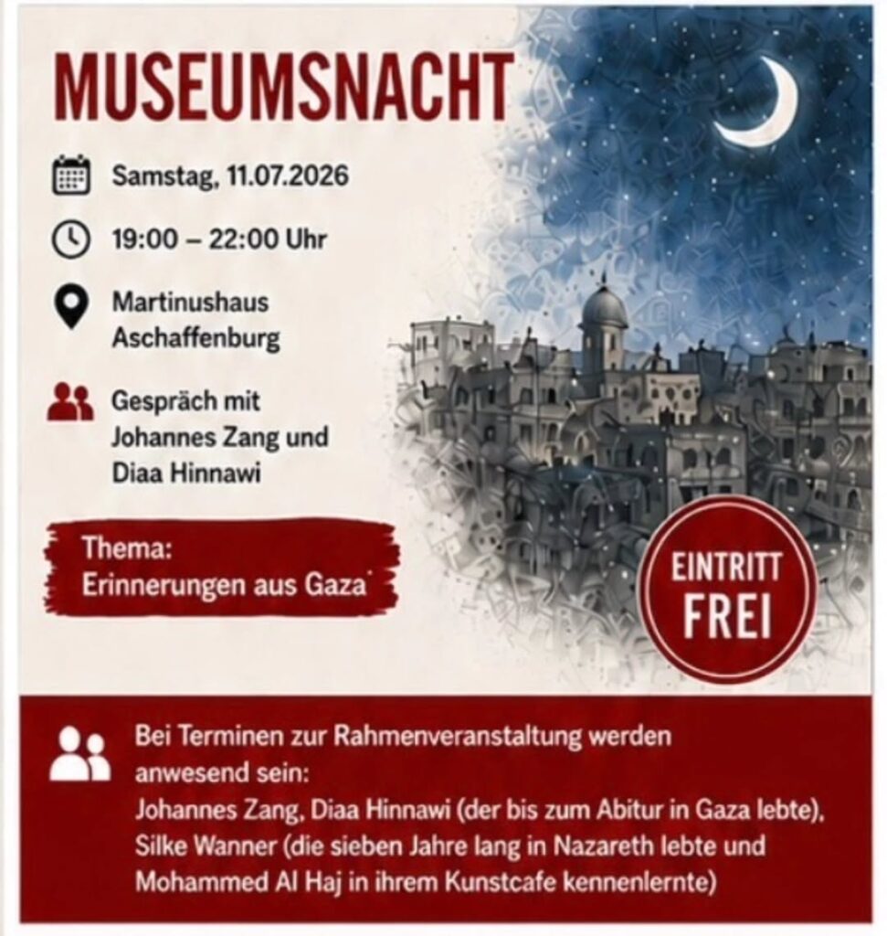 Erinnerungen aus Gaza - Gespräch mit Johannes Zang und Diaa Hinnawi