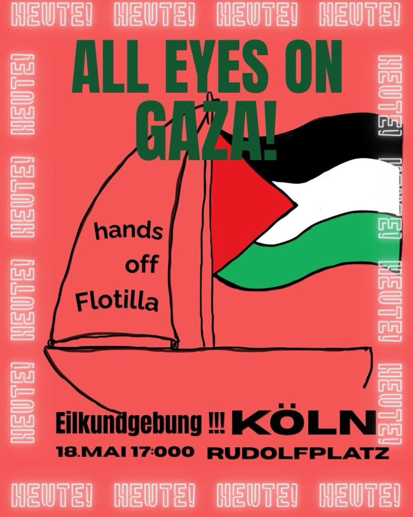 ALL EYES ON GAZA -  hands off Flotilla