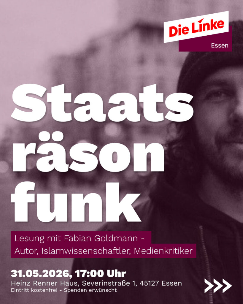 Lesung: \"Staatsräsonfunk\", mit Fabian Goldmann