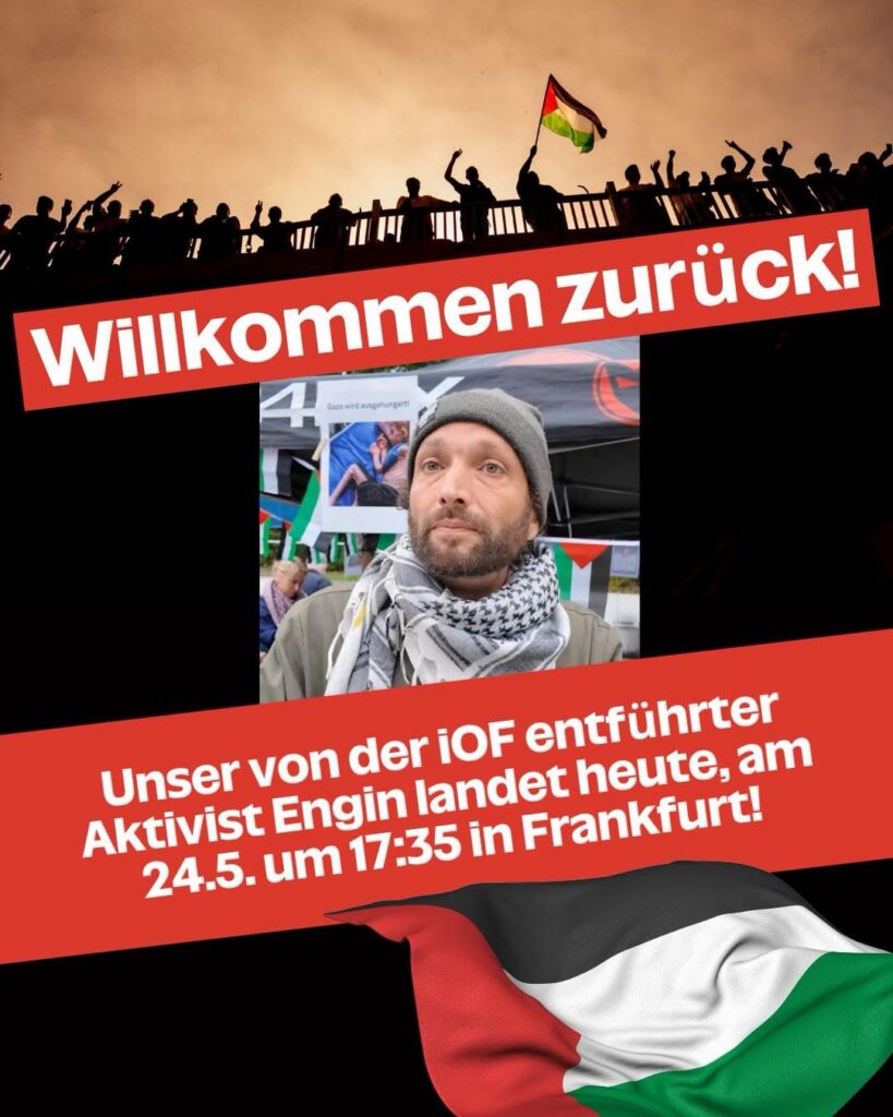 Germany_GlobalSumud: Willkommen zurück! Unsere Crew-Mitglieder kommen nach Hause!