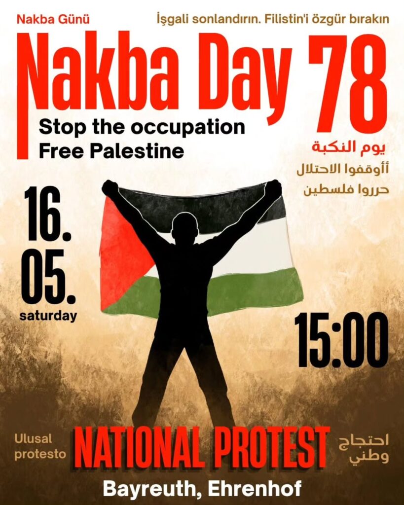 NAKBA DAY 78 - Stop the occupation Free Palestine