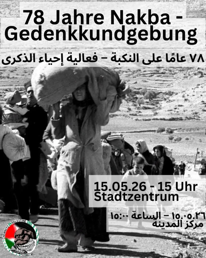 78 Jahre Nakba - Gedenkkundgebung | Was ist die Nakba