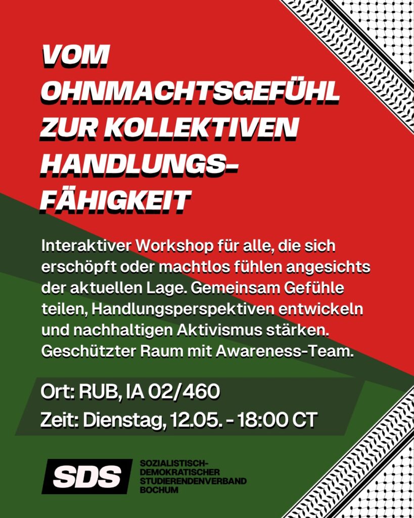 Die Palästina Gedenkwoche - Vom Ohnmachtsgefühl zur kollektiven Handlungsfähigkeit