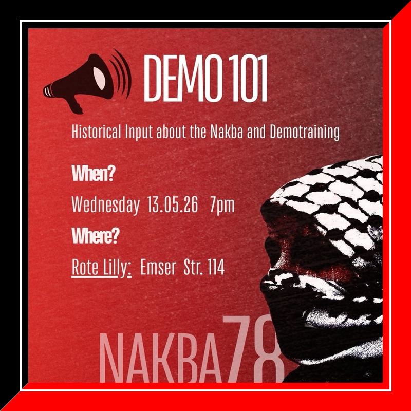 Demo 101 - Historical input about the Nakba and Demotraining