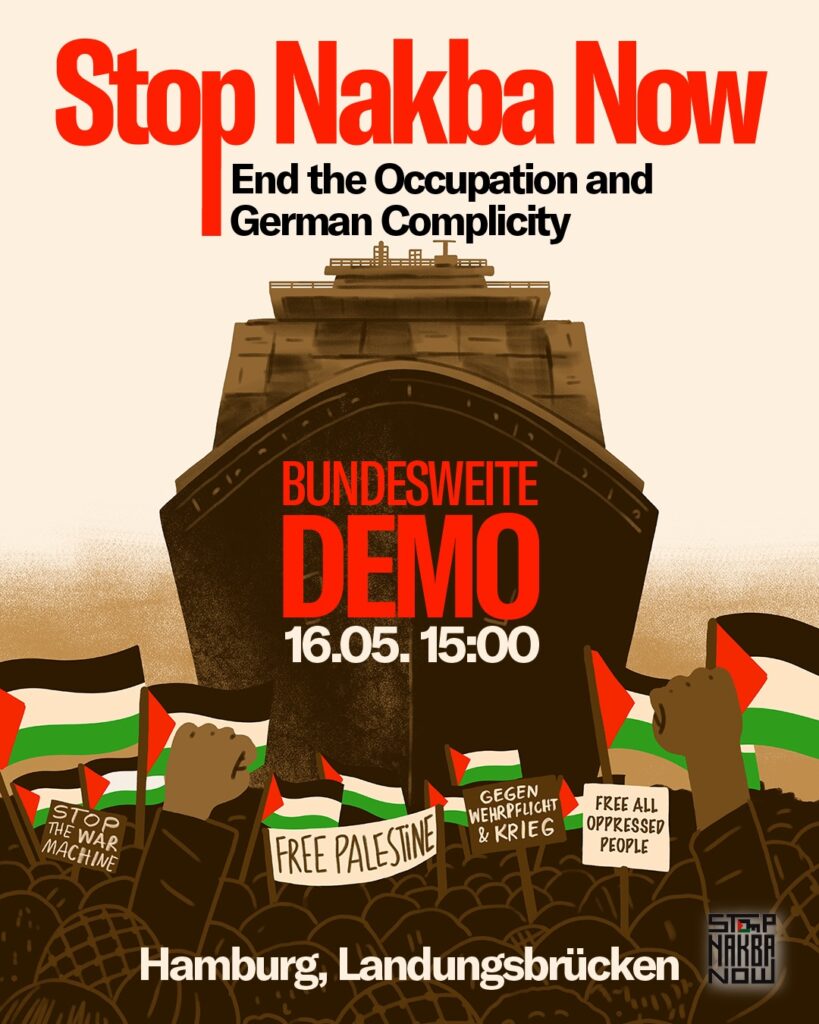 Bundesweite Demo - Stopp Nakba Now - End the Occupation and German Complicity