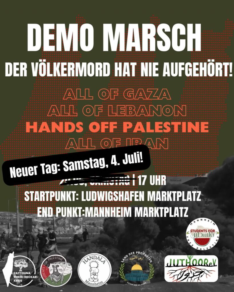 Demomarsch - Der Völkermord hat nie aufgehört!