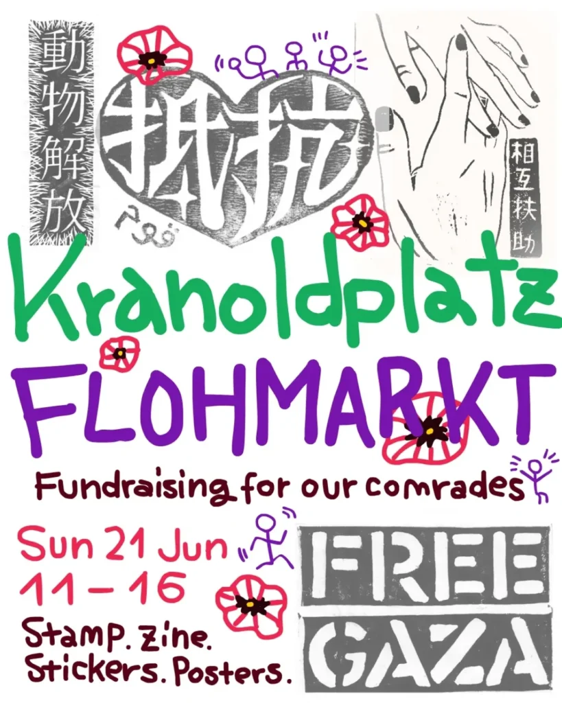 Flohmarkt - Fundraising for our comrades
