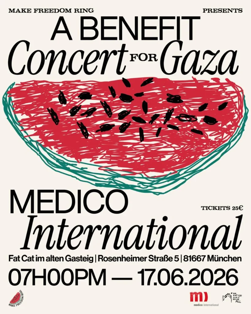 Make Freedom Ring in München - A BENEFIT Concert for Gaza