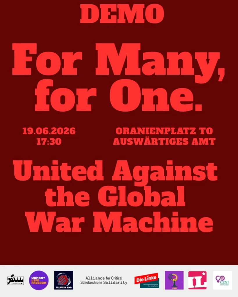 🔥 DEMO: For Many, for One – United Against the Global War Machine.