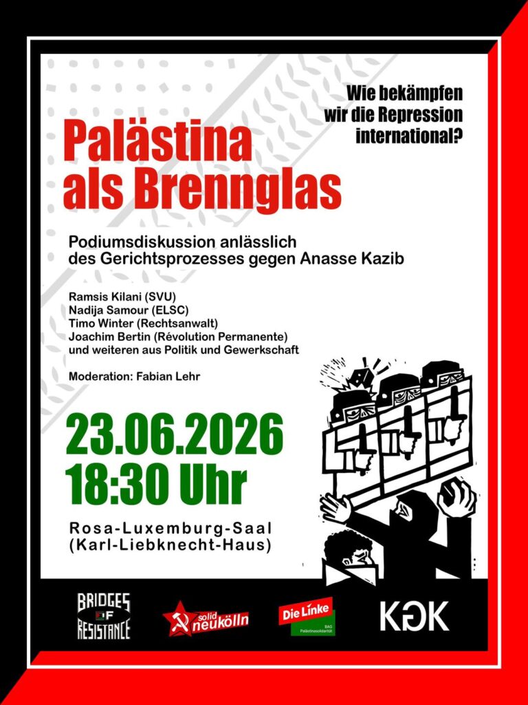 Palästina als Brennglas - Wie bekämpfen wir Repressionen international?