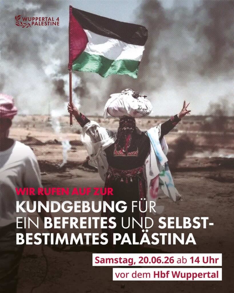 Kundgebung für ein befreites und selbstbestimmtes Palästina