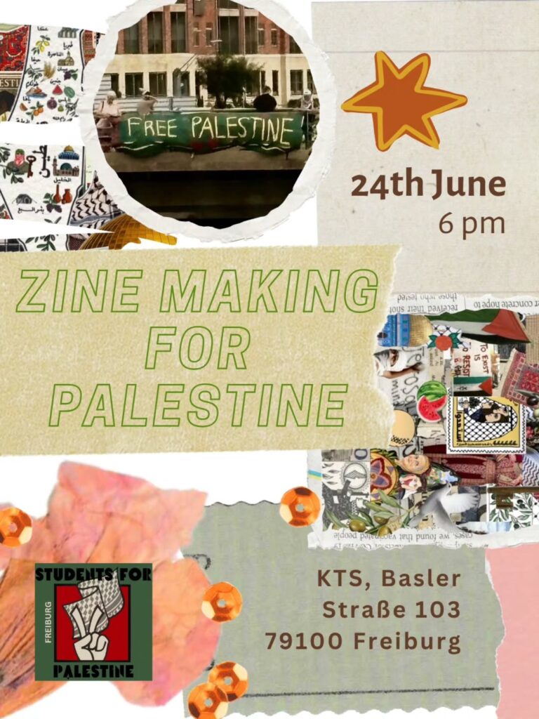 Zine Making for Palestine