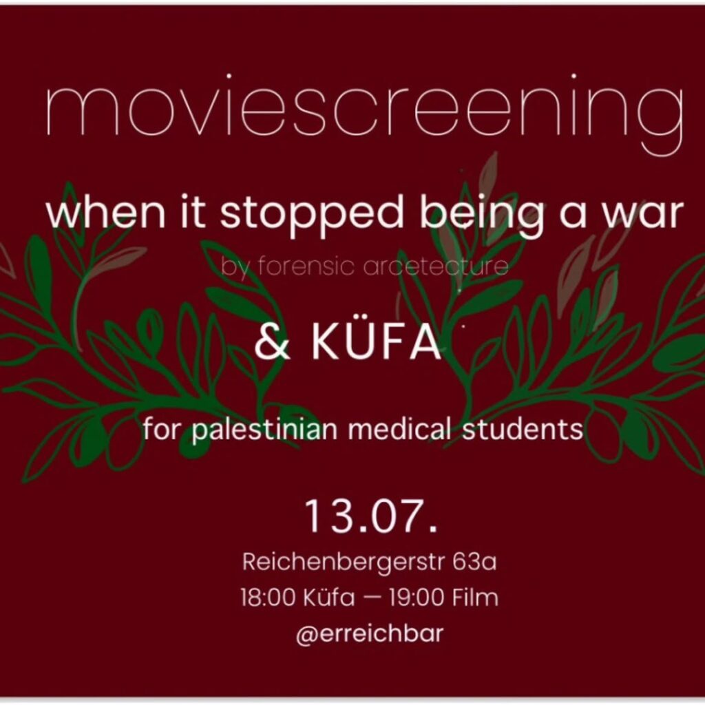 moviescreening - when it stopped being a war & KÜFA