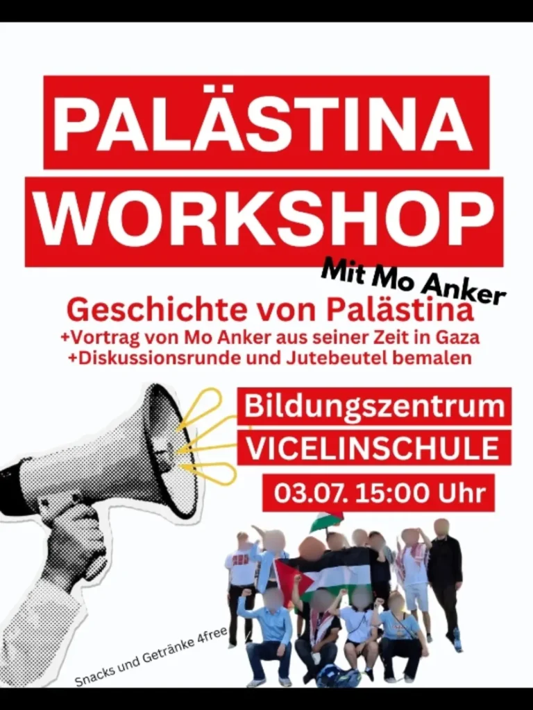 PALÄSTINA WORKSHOP:  Geschichte von Palästina - Vortrag von Mo Anker aus seiner Zeit in Gaza